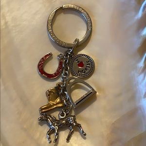 2/$15 I love horses charm keychain